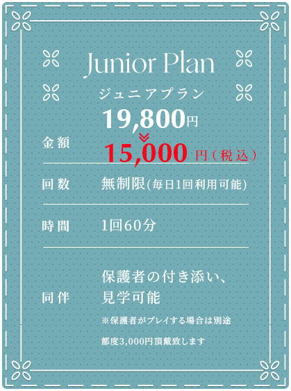 ジュニアプラン